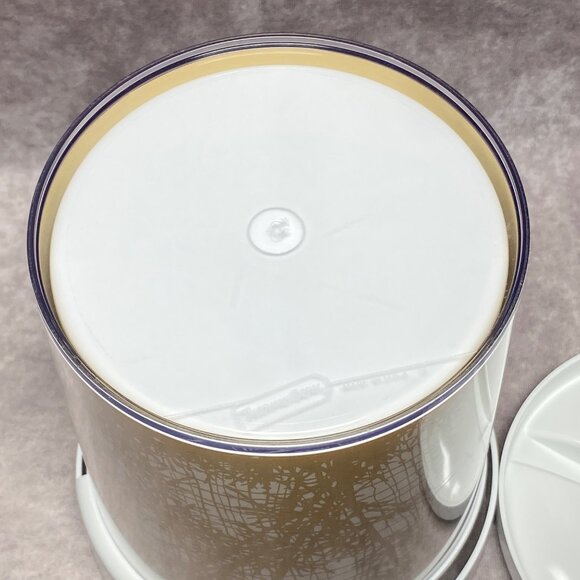 Vintage Thermo-Serv Ice Bucket Shadow Fern Pattern With Lid Barware USA - Picture 6 of 14